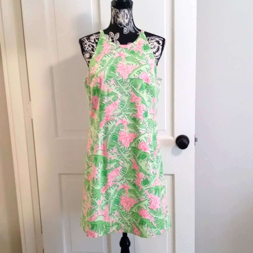 🐒VTG/RARE Lilly Pulitzer🐒 - "Musical Monkeys" Sleeveless Shift Dress - Picture 2 of 15